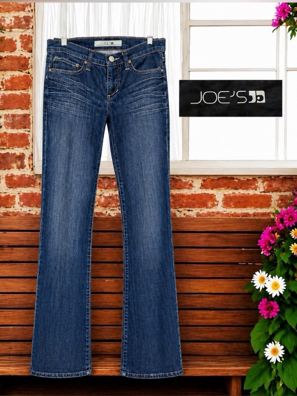 Gorgeous Condition 🌸 Joe's Premium Stretch Denim Joe's Jeans Blue Jeans Size 26 - Picture 15 of 16